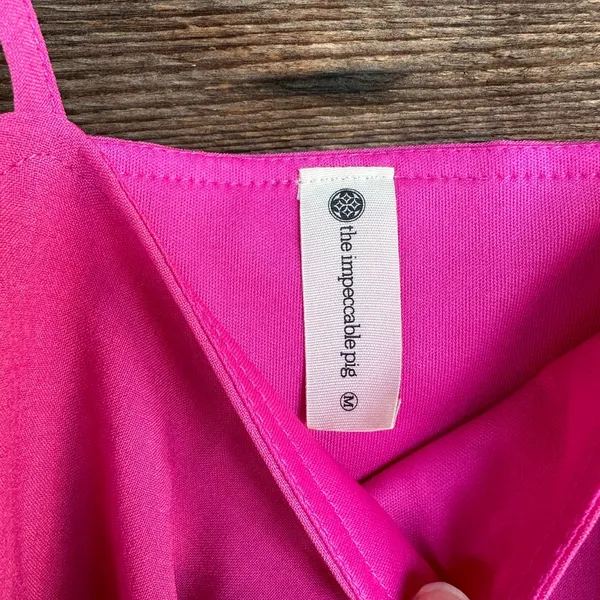 The Impeccable Pig Pink Ruffle Top - Image 3