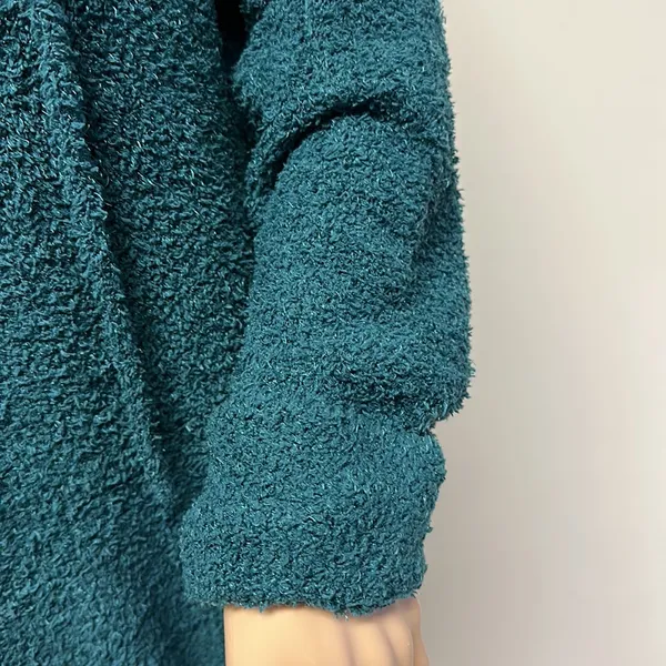 Urban Outfitters Hooded Pullover Tunic emerald green size M - Image 4