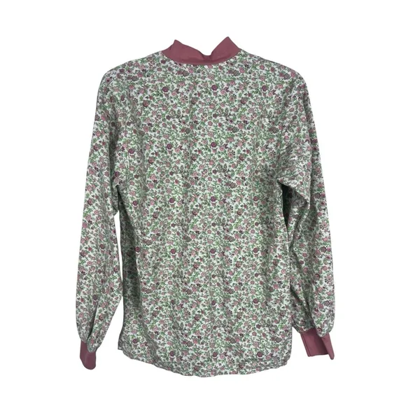 Vermont Country Store Floral Pajamas XS Pink Cotton Jogger Lounge Set Cottage - Image 6