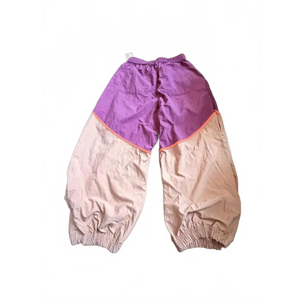 Free People Free flow Deep Mulberry Combo Color Block Pants - Sm NWT - Image 5