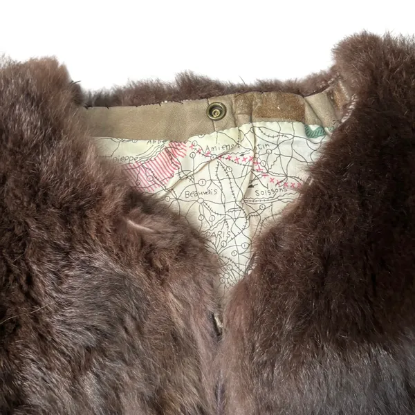 Genuine‎ Fur Vest Size Medium Brown - Image 7
