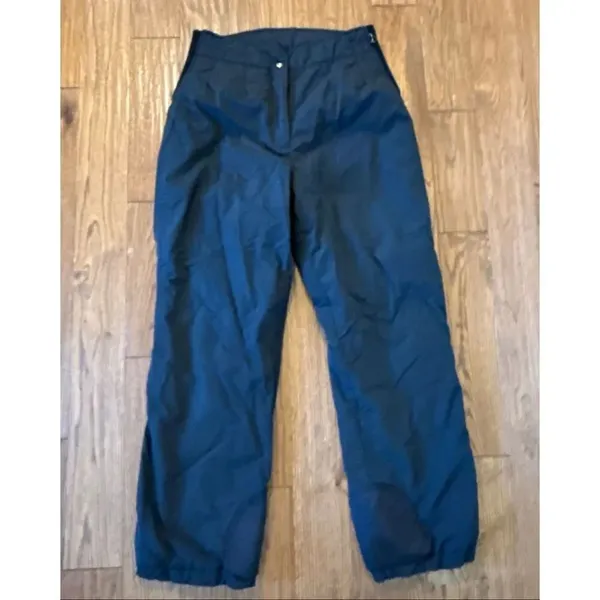 Obermeyer women’s vintage black snow pants ski size 12 - Image 2