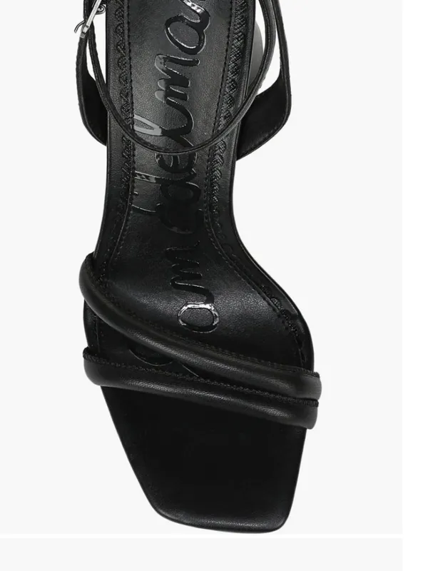 NEW $130 Sam Edelman Kia Block Heel Ankle Strap Sandal 9 M, BLACK - Image 7