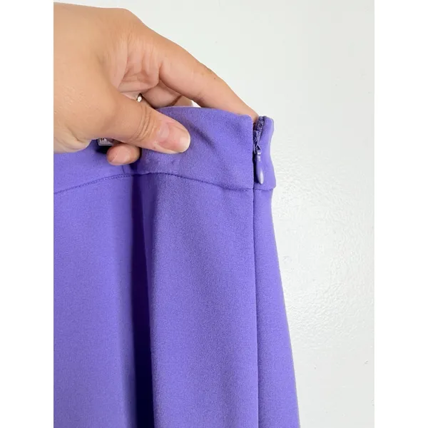 On 34th‎ Purple Wide Leg Trouser Pant Center Seam XXL Quiet luxury Minimalist - Image 7