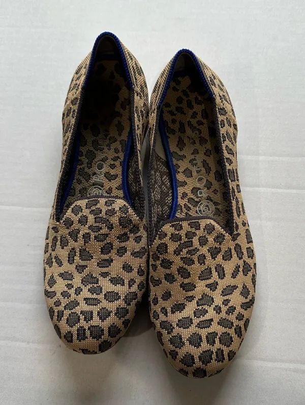 Rothy's Flats Leopard Print The Point 8.5 - Image 3