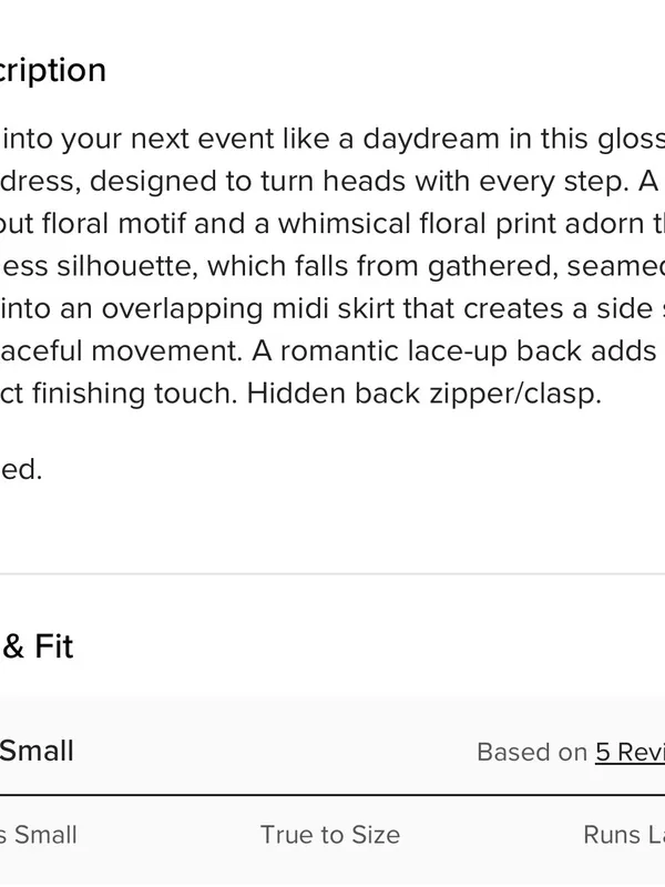 Lulu's Strapless Light Blue Floral Midi Dress with Sweetheart Bodice - Image 6