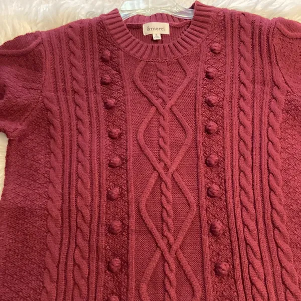 Merci Oversized Sweater size S excellent condition long 35” - Image 11