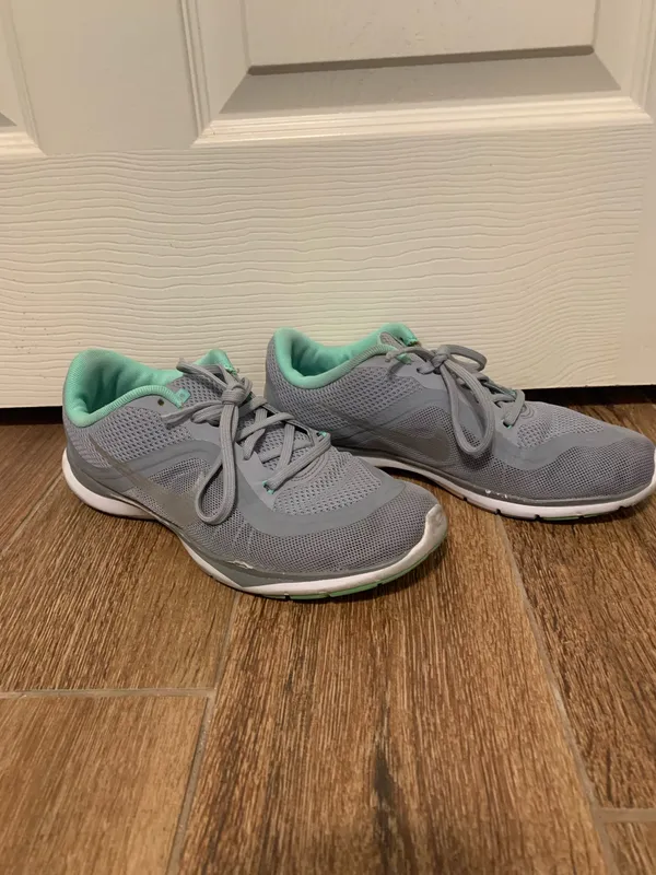 Nike Flex TR 6 Gray/Mint Sneakers Sz 9 - Image 3