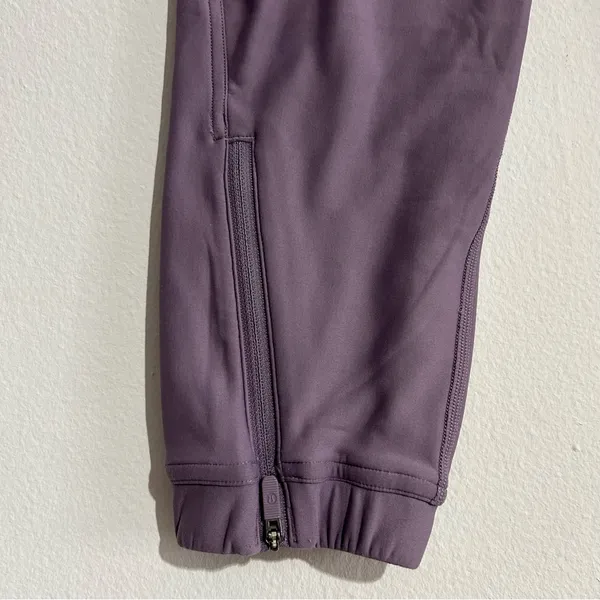 Lululemon Adapted State High-Rise Fleece Jogger Full Length Purple Ash Size 0 - Image 7