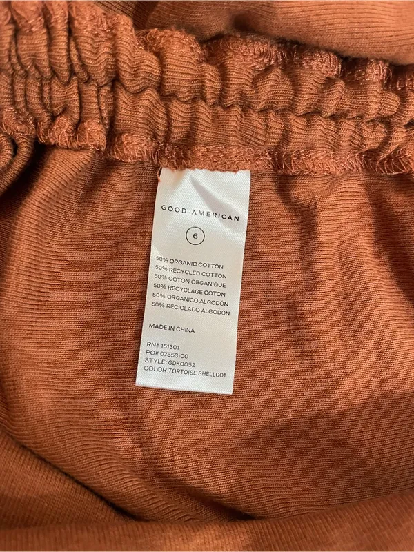 Good American Rush Mini Tank Brown Sleeveless Dress Rushed to Length Size 3X - Image 12