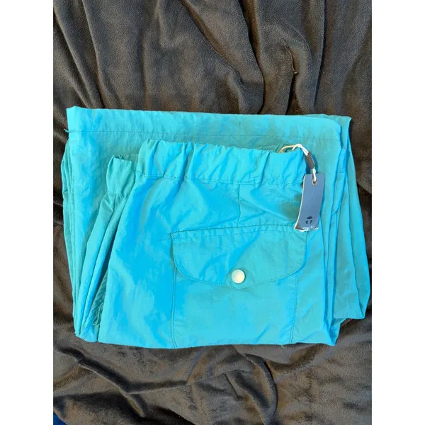 Tractr Girls Blue Nylon Cargo Pants Wide Leg Utility Size 14 23718-C2YB - Image 14