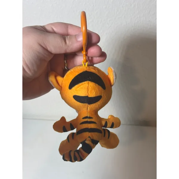 Disney Parks Tigger Clip-On Bag Charm Plush Purse Backpack Accessory 4" - Image 2