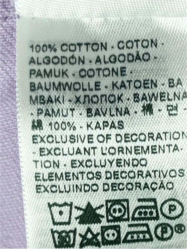 LEVI’S Lavender Denim Front Button Long Sleeves Pockets Trucker Jean Jacket XS - Image 4