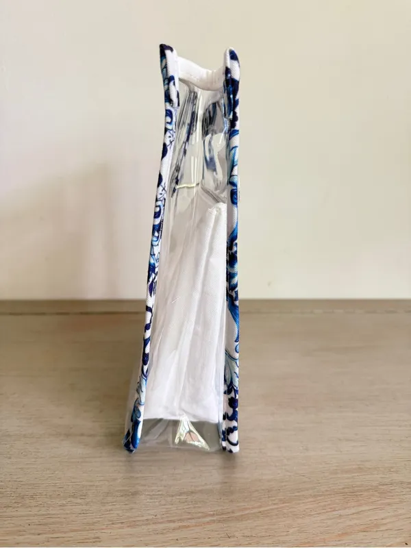 Dolce & Gabbana Light Blue Small Clear Tote Bag w/inner Pouch Purchase Gift NWOT - Image 2