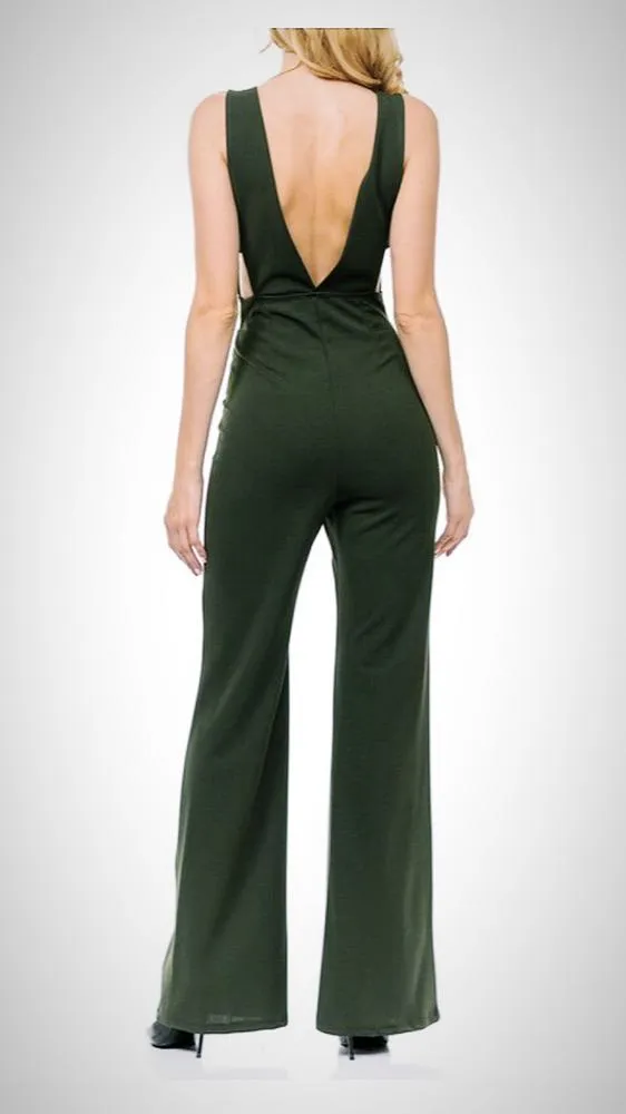 Olive Green Jumpsuit Size M - Image 2
