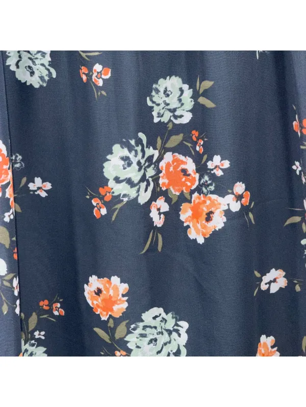 LOFT Floral Smocked Waist Dress Medium NWT - Image 5