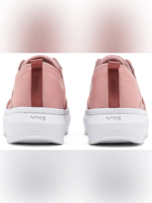 Nike Court Vision Alta Platform Sneakers In Rust Pink Size 10 - Image 6