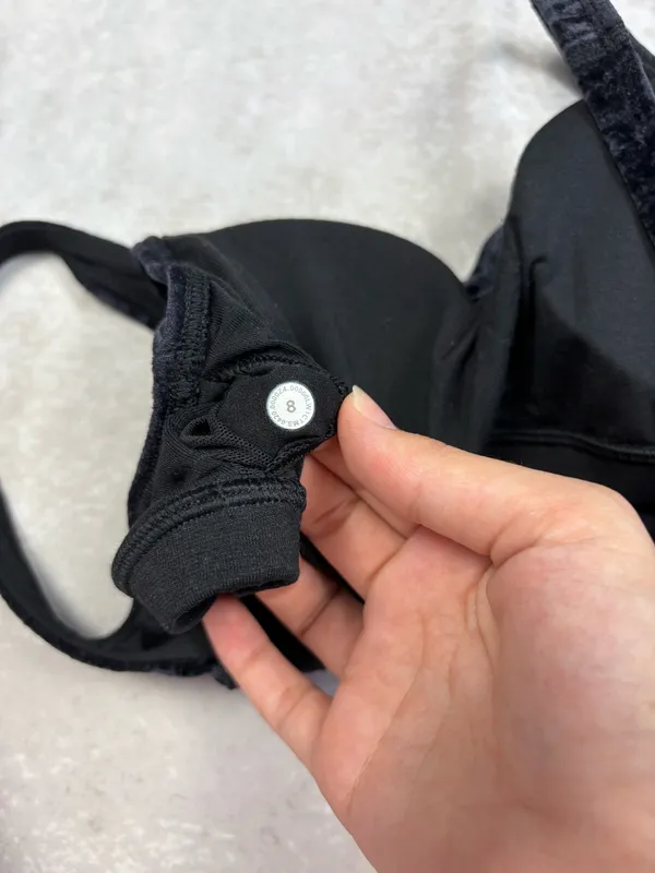 Lululemon Black Crushed Velvet Velour Three Piece Set - Image 11