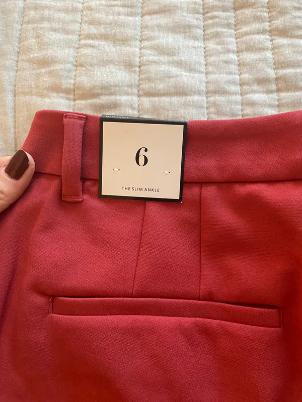 WHBM Comfort Stretch Slim Ankle Pants - Fire Quartz - Image 6