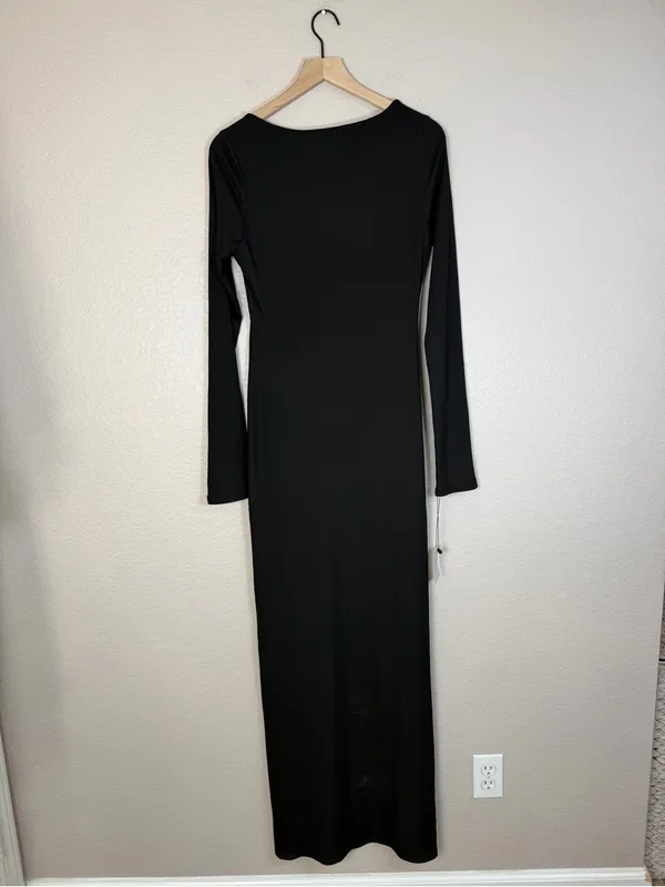 Revolve All The Ways Anneliese Maxi Dress in Black size Large NEW $68 - Image 7