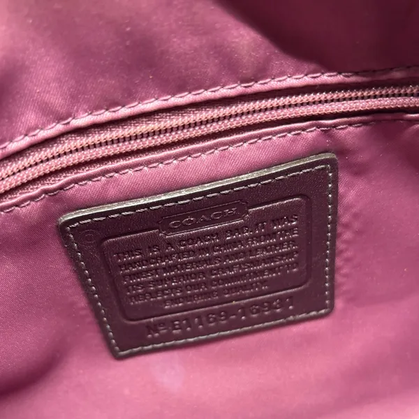 Coach Elegant Brown Leather Shoulder Bag - Image 6