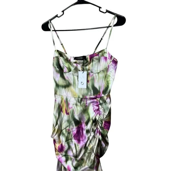 Cider Illusions Ruched Midi Dress Size‎ XS NWT - Image 2