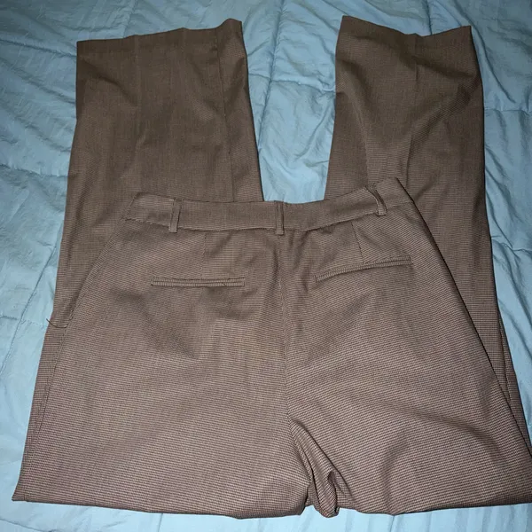 Jones New York Brown checkered pants - Image 4
