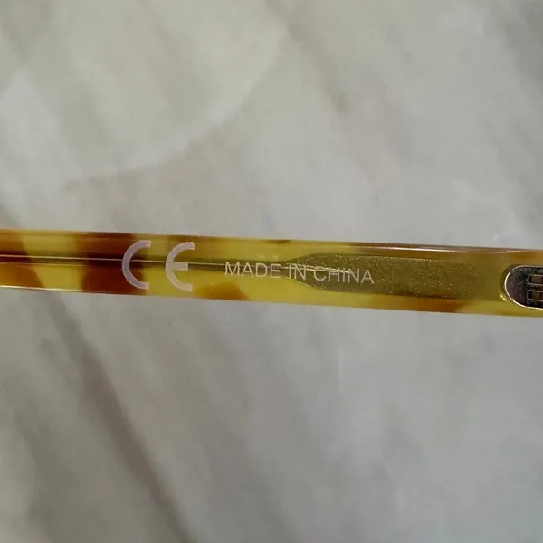 J.Crew Yellow Tortoiseshell Round Eye Vintage Inspired Sunglasses - Image 7