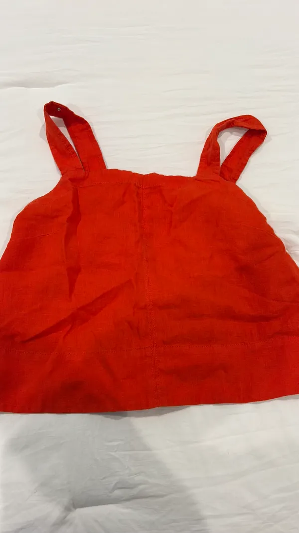 Madewell Red Sleeveless top size small (worn once) - Image 2