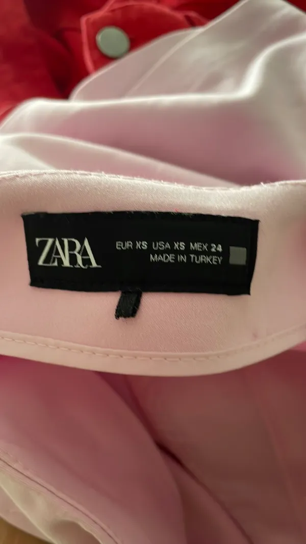 Pink ZARA Shorts High-Rise - Image 3