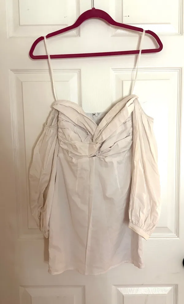 White Mini Dress Size XS - Image 2