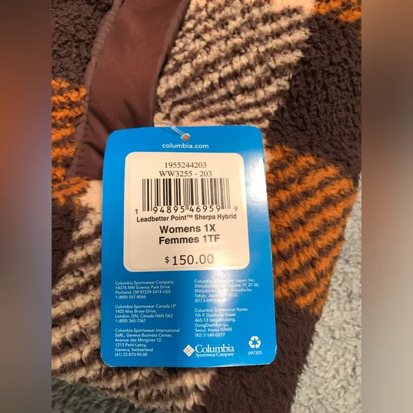 Columbia puffer jacket coat with Sherpa fleece 1X NWT - Image 4