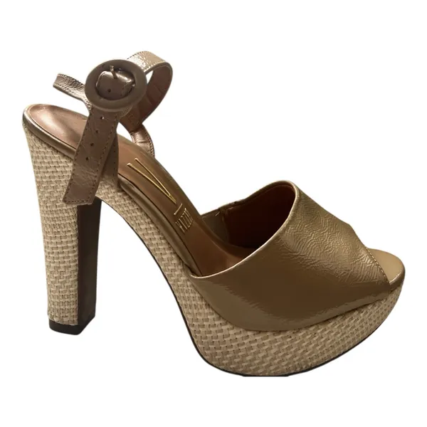 Vizzano Women's Elegant Nude Heels Tan Size 8 - Image 6