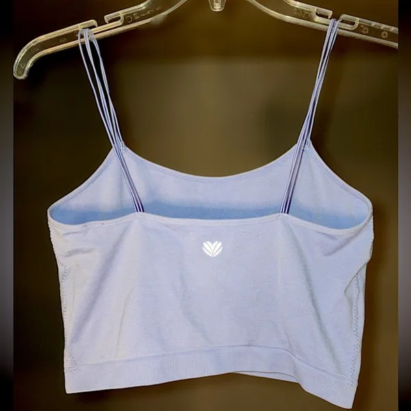 Periwinkle Forever 21 Crop Tank Top - Image 3