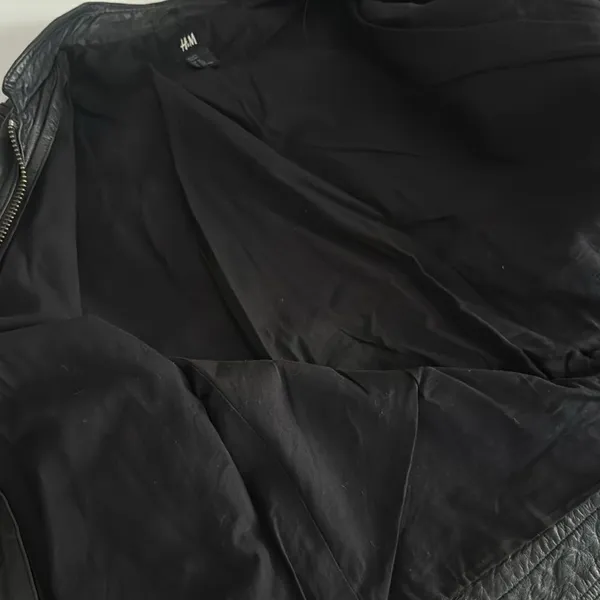 H&M faux leather jacket EUC - Image 6