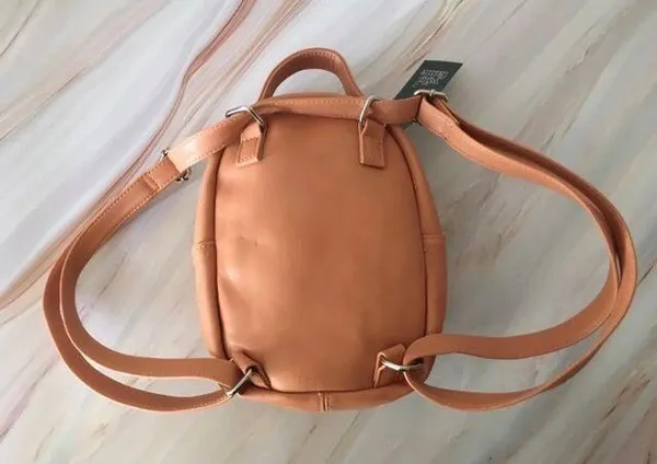 Mini Backpack Tan - Image 3