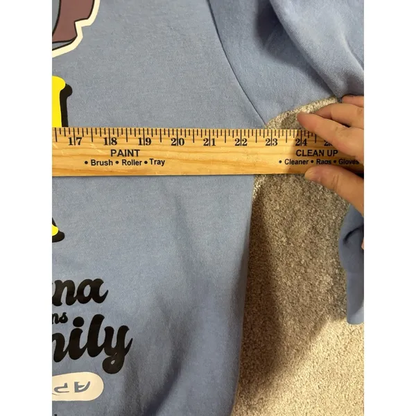 stitch ohana sweatshirt‎ blue disney XL - Image 5