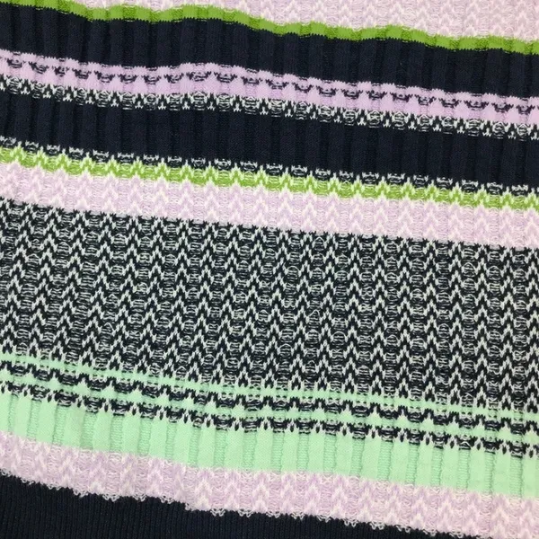Aerie Knit Tube Top Bandeau Cotton Blend Navy Green Purple Womens Small - Image 2