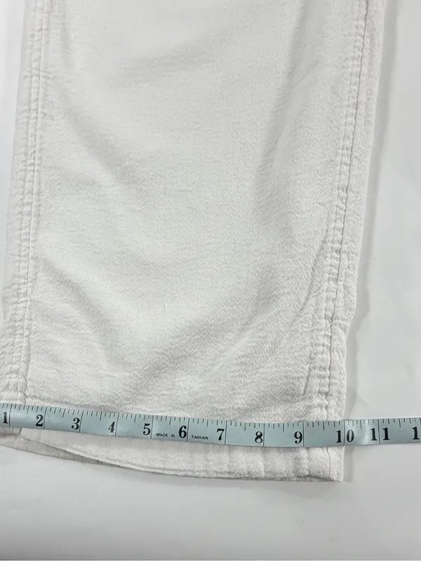 Hollister Ultra High Rise Baggy Cargo Pants Cream Ivory Wide Leg Y2K Womens‎ XS - Image 5