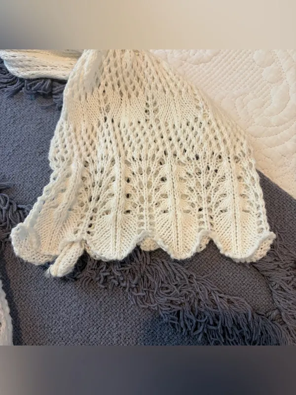 Princess Polly Leah Knit Set. Size: 12. White. - Image 3