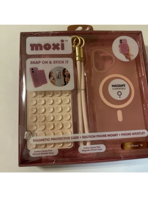 iPhone 16 MagSafe Case Wristlet Strap Suction Mount MagSafe Box Set Moxi - Image 2