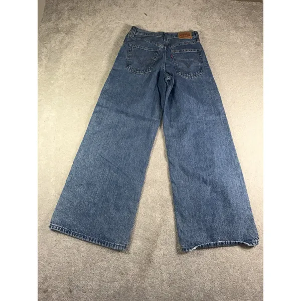 Levis '94 Baggy Jeans Women 25x31 Medium Wash Blue EUC! - Image 7