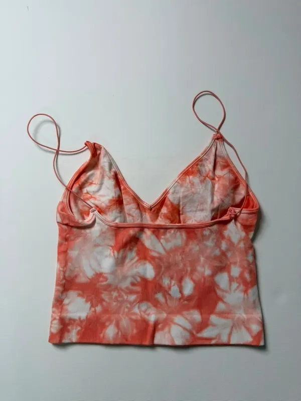 Intimately Free People Seamless Tie-Dye V-Neck Crop Camisole Tank Top - Image 5