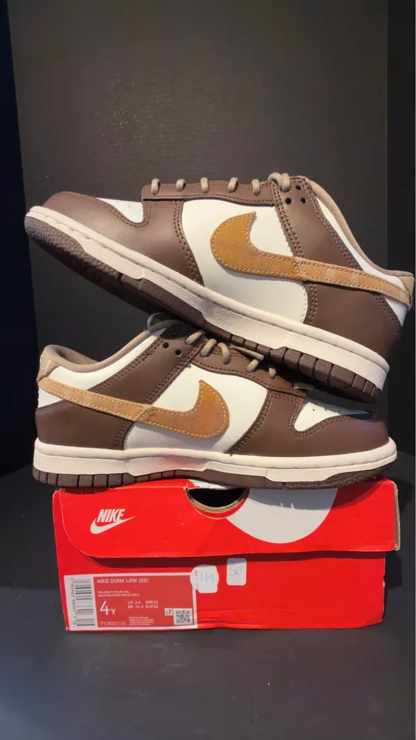 Nike Dunk Low Plaid size 4Y/5.5W - Image 2