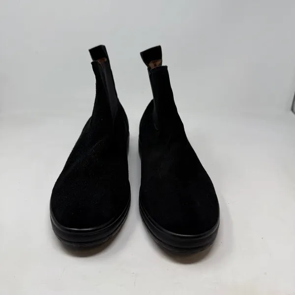 Lucky Brand Gabbee Chelsea Boots Womens 11M Black Suede Lug Sole Ankle Booties - Image 2