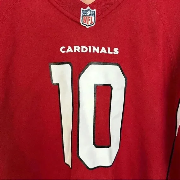 DeAndre Hopkins #10‎ Arizona Cardinals Womens Size XL Nike NFL Red Game Jersey - Image 4