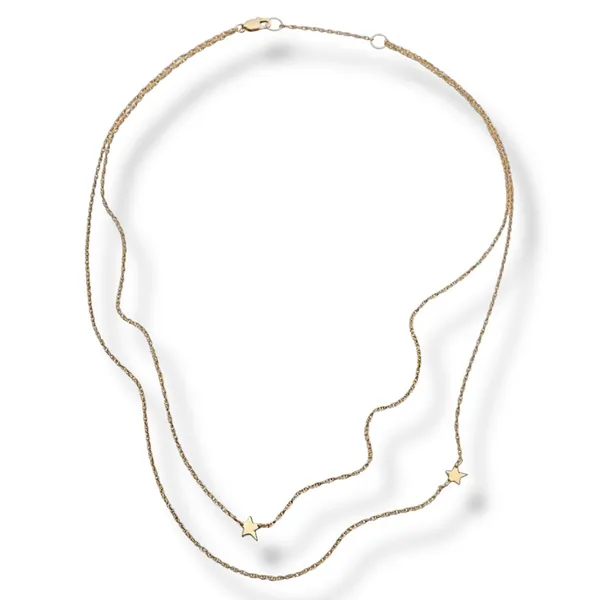 Jennifer Zeuner dainty star double necklace - Image 5