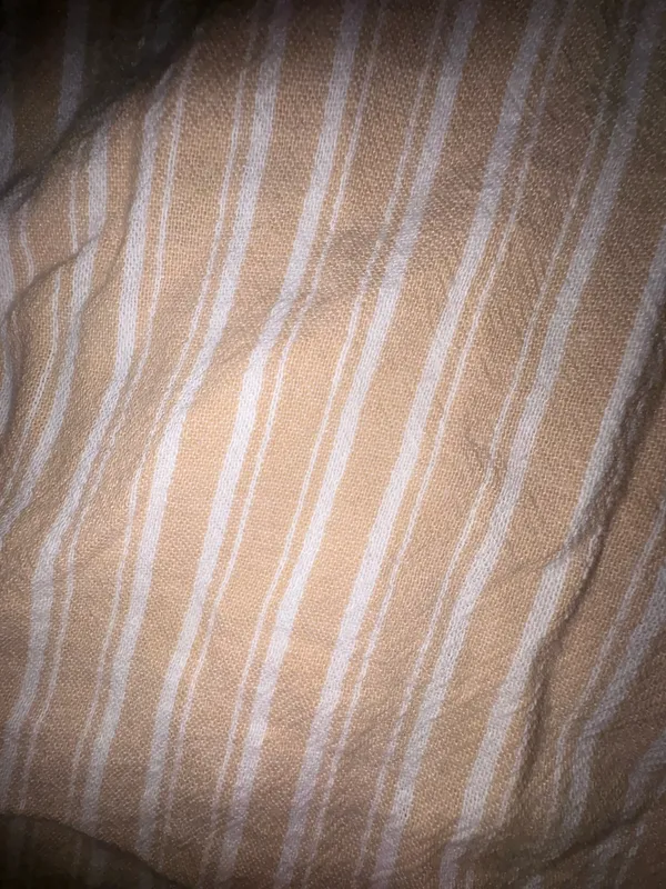 Hollister Beige Striped Mini Dress With Tie Front - Image 3
