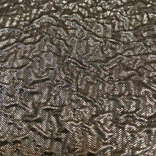 Abercrombie & Fitch Gold Metallic Crinkled Mid Rise Side Zip Mini A-line Skirt S - Image 4
