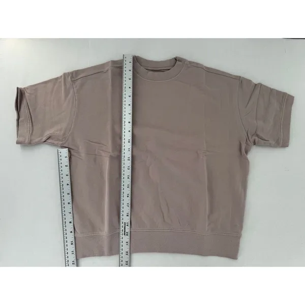 American Giant Everyday Short Sleeve Sweatshirt M Sunset French Terry Made USA - Image 7